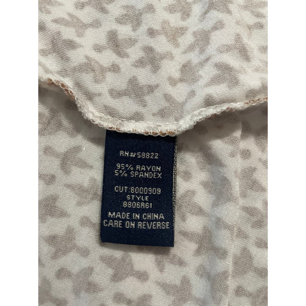 Max Edition Dress, Tan with Navy Blue Accents, Size XL - Picture 5 of 6